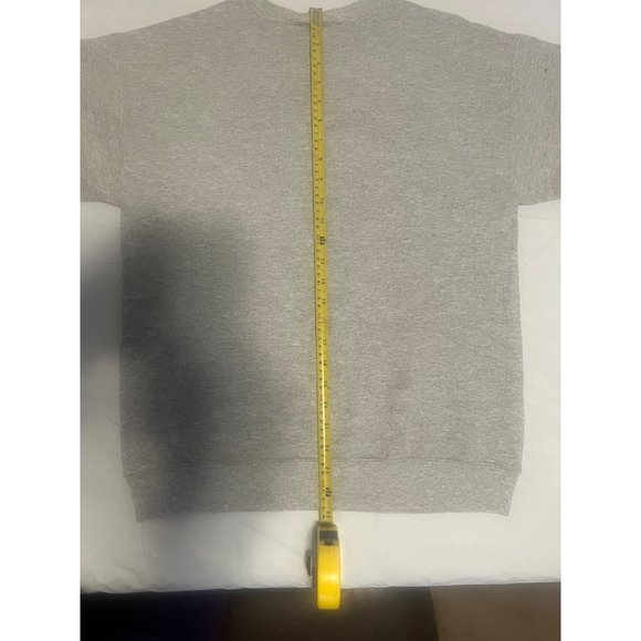 Disney Sweatshirt Men Small Gray Pull Over Sweater Parks Resort Land Mickey And - Picture 6 of 9